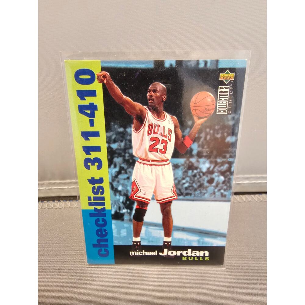 Michael Jordan 1995-1996 Upper Deck Collectors Choice #410 - Checklist 311-410